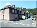 Long row of houses, Gertrude Street, Abercynon