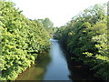 River Taff viewed from a bridge near Abercynon railway station