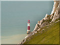 TV5995 : Beachy Head Cliffs and Lighthouse by David Dixon