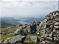 NN0546 : View down Loch Creran from summit of Beinn Sgulaird by Alan O'Dowd