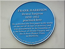 SK3487 : Plaque in Glossop Road by Basher Eyre