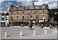 The refurbished Market Square in Galashiels