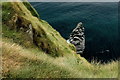 R0392 : Cliffs of Moher - View to West from Upper End of NW Path along Cliffs by Joseph Mischyshyn