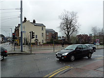 SK3487 : Car at the crossroads of Glossop Road and Upper Hanover Street by Basher Eyre