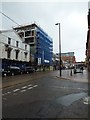 Looking from Mappin Street into West Street