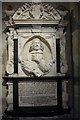 SO8454 : Memorial to Bishop John Gauden, Worcester Cathedral by Julian P Guffogg