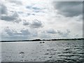SK9307 : Fishing on a cloudy day at Rutland Water by Christine Johnstone