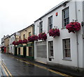 Hanging baskets, Water Street, Carmarthen