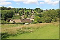 View over Chedworth from the east