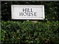 TM3876 : Hill House sign by Geographer