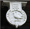 Swan emblem seal on Marlow Bridge beams