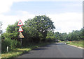 Bend approaching Masham Bridge