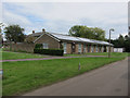 TL2759 : Photovoltaic cells on bungalows in Eltisley by Hugh Venables