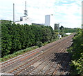 Welsh Marches railway lines pass Knauf Insulation, Cwmbran