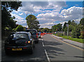 Queuing traffic on Queens Road West