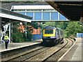 High Speed Train leaving Stroud Railway Station