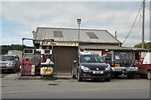 SN6275 : The Ystwyth Garage in Llanilar by Brenda Coles