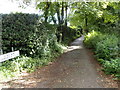 Lane from Chapel Lane to Caerwent Road houses, Cwmbran