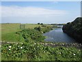 Large pond beside Seahouses Golf Course