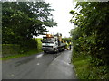 Men at work, replacing a telegraph pole