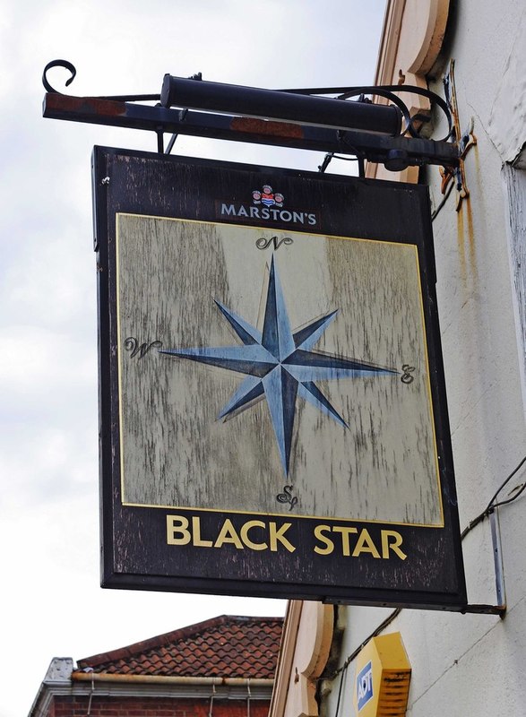 Black Star (3) - Sign, 1 Mitton Street,... © P L Chadwick Cc-by-sa/2.0 ...