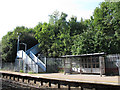 TQ6074 : Swanscombe station, down platform by Stephen Craven