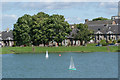 Model boats on Cowdenknowes Reservoir