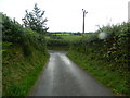 Approaching the junction at Cefn Llwyd