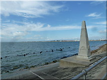 SZ6398 : The Yellow Fever Monument on Southsea seafront by Basher Eyre