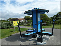 SZ6398 : Fitness equipment just off Southsea seafront by Basher Eyre