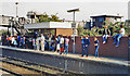 Up platform of Custom House (Victoria Dock) station, 1983