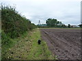 On the footpath to Longford Road