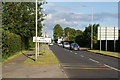 The A40 on the edge of Stokenchurch