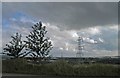 Pylon above the Don Valley from Meadowhall Road