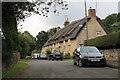 Thatched Cottages on Pudding Bag Lane, Exton