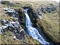 NG3624 : Waterfall above Loch Eynort by John Allan