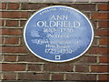 Blue plaque in Grosvenor Street (b)