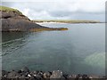 Low coastal cliffs at Stornoway Airport