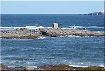 NU2232 : The Powder House on Seahouses rocks by Mike at Seahouses