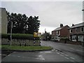 Church Lane and vintage road sign Netherton