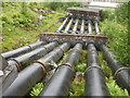 Giant water pipes at Kinlochleven