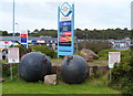 Entrance board, Havens Head Retail Centre, Milford Haven