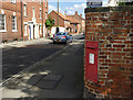 SK7953 : Millgate postbox (ref. NG24 14)  by Alan Murray-Rust