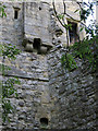 Garderobe chutes at Pickering Castle