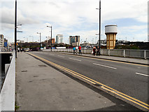 ST1775 : Wood Street Bridge, Cardiff by David Dixon