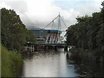 ST1776 : River Taff and Millennium Stadium by David Dixon
