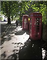 Telephone boxes, Bampfylde Road, Torquay