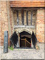 TQ9017 : Entrance to Medieval Cellar under Salutation Cottages, Winchelsea by PAUL FARMER