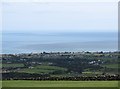 The coastal village of Annalong from Carrick Big