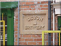 Devon Brewery, inscribed stone